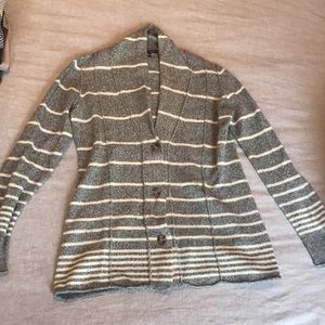 Wool ribbed sweater